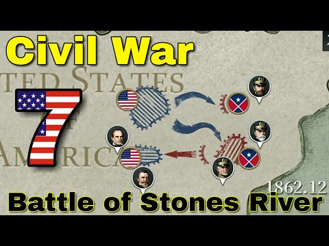 Видео: Battle of Stones River. США - #7. European War 6: 1914.