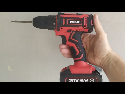 Видео: Шуруповерт с алиэкспресс Wosai ws-3020 20v. Распаковка и тест. Cordless drill WOSAI screwdriver