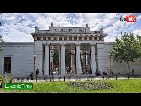 Видео: Город мёртвых в Буэнос-Айресе / Кладбище Реколета АРГЕНТИНА