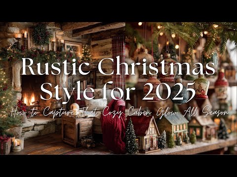 Видео: 🎄Самый популярный деревенский стиль Рождества 2025 года (как создать праздничное сияние в стиле з...