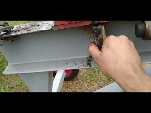 Видео: Реечный Дровокол (Делаю ручку на прижимной  и отбойники) 2