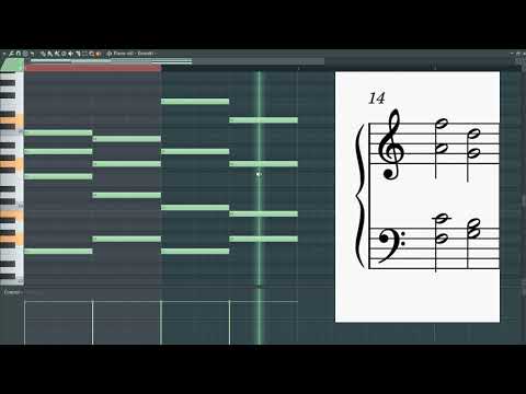 Видео: Соединение аккордов секундового соотношения S-D на примере пианоролла