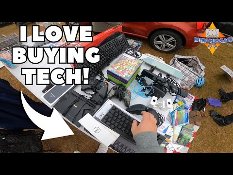 Видео: Я ОБОЖАЮ покупать технику! Ищу видеоигры на местной распродаже в багажнике!