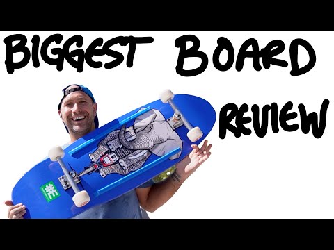Видео: ЭТА ВЕЩЬ ОГРОМНАЯ! Обзор доски "Everybody Skates" размером 12,5 x 40 дюймов от Эндрю Кэннона