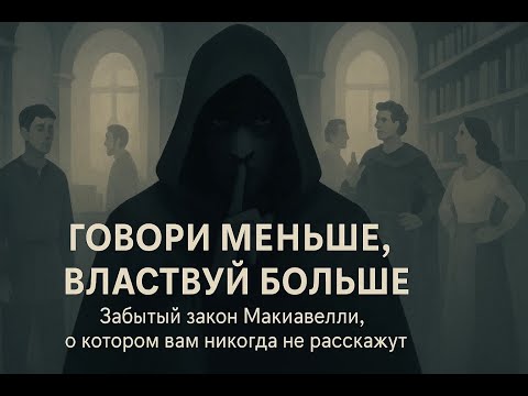 Видео: Почему умные люди всегда молчат: забытый урок Макиавелли, который дарует вам безграничную власть