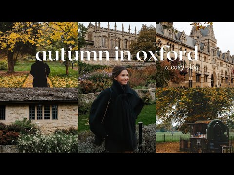Видео: Уютный октябрьский видеоблог: осень в Оксфорде 🍂🕯️ осенний шопинг, видеоблог об английской сельск...
