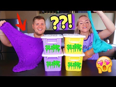 Видео: ТАЙНЫЕ КОРОБКИ СЛАЙМ ЧЕЛЛЕНДЖ 👻 Лизун из Случайных Ингредиентов MYSTERY BOX SLIME CHALLENGE