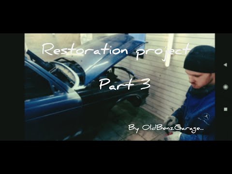 Видео: Mercedes Benz W123 Реставрация кузова. Часть 3