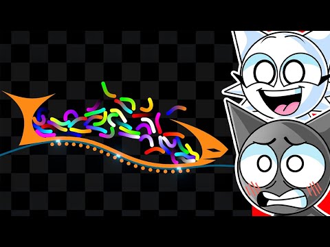 Видео: ЭПИЧЕСКАЯ ГОНКА ЧЕРВЯКОВ SPRUNKI!