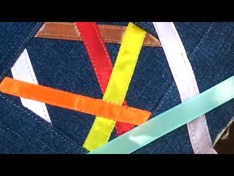 Видео: Одна простая идея новой переделки из старых джинсов DIY мастер класс
