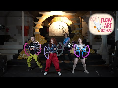 Видео: Творческое пространство "Ёж" \ Веера \  Flow Art Retreat 2024