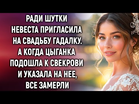 Видео: Ради шутки невеста пригласила на свадьбу гадалку. А когда цыганка подошла к свекрови…