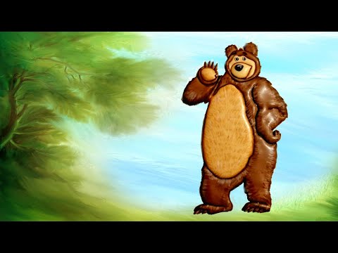 Видео: Пряник-топпер Миша из мультфильма Маша и медведь. Заливка глазурью и прорисовка кистью