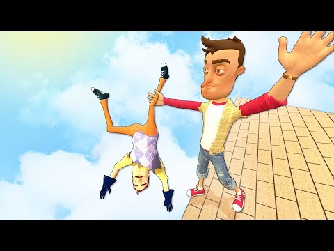 Видео: Hello Neighbor: Рэгдолл Прыжки и Падения [GMOD] - Серия 14