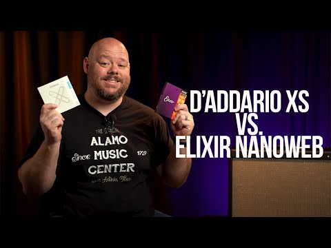 Видео: Струны с покрытием для акустической гитары: D'Addario XS против Elixir Nanoweb