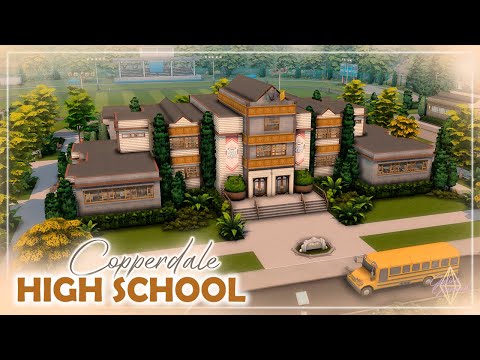 Видео: Старшая школа📝🏫 | Симс 4: Строительство | High School Build | The Sims 4: Speed Build