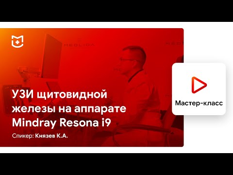 Видео: УЗИ щитовидной железы на Mindray Resona i9