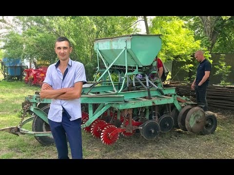 Видео: Самодельная дисковая no-till сеялка.