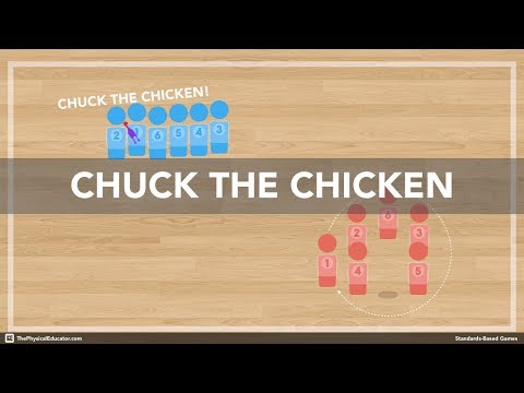 Видео: Чак Цыплёнок | Физкультурная игра (Удары и отбивание мяча)