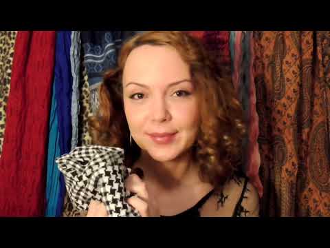 Видео: АСМР/ASMR Алиса Анастасия  // Магазин шарфов Roleplay (Soft Spoken/Whisper)