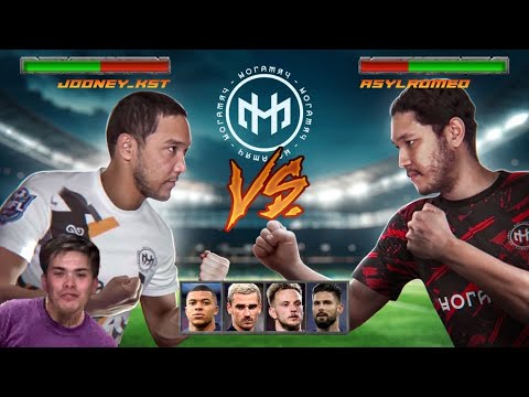 Видео: ФУТБОЛЬНЫЙ БАТЛ "1на1" Junior vs Asyl