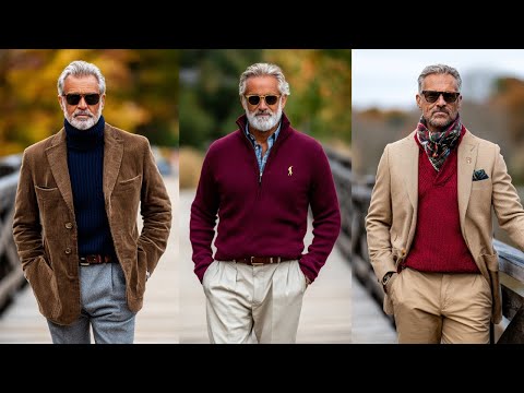 Видео: Коллекция Ralph Lauren осень-зима 2025: насыщенные сливовые и серо-коричневые наряды для зрелых м...