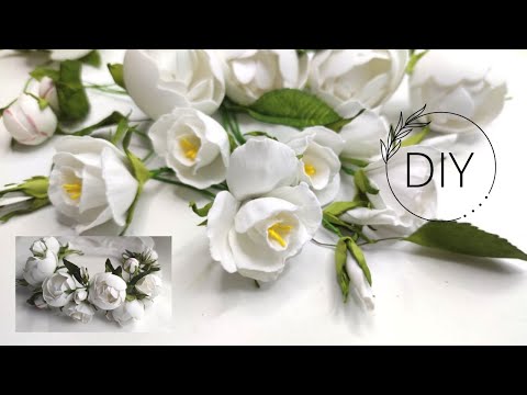 Видео: МК/DIY 😍прості КВІТИ із ФОАМІРАНУ /ВІНОЧОК ІЗ ФОАМІРАНУ / Flores de Fomi  EVA