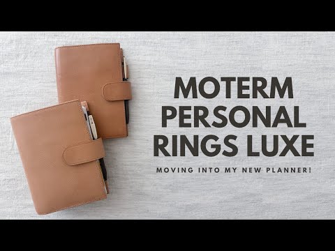Видео: Распаковка планировщика колец Moterm Personal Luxe 2.0