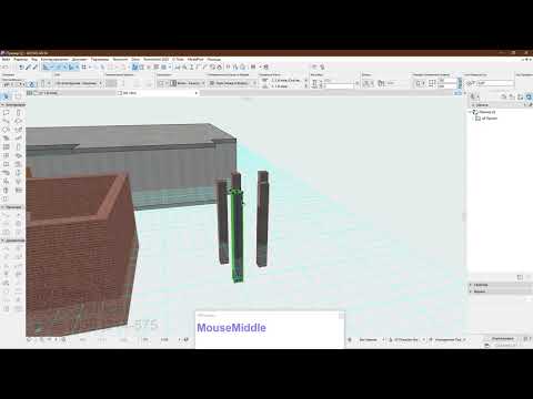 Видео: 3. Построения конструктивных элементов в Архикад