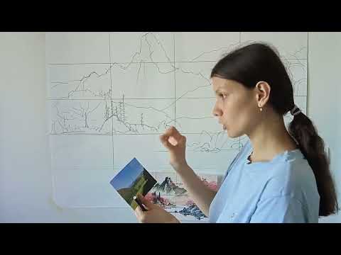 Видео: Как перенести изображение на большую поверхность