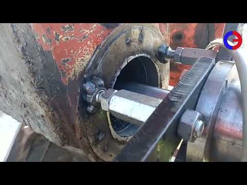 Видео: Восстановление рукояти под втулки и устранение эллипса на экскаваторе Hitachi