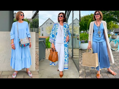 Видео: 💖СТИЛЬНЫЕ ОМОЛАЖИВАЮЩИЕ ЛЕТНИЕ ОБРАЗЫ ДЛЯ ЖЕНЩИН 50+ 55+ 65+💖
