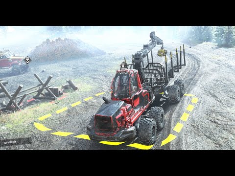 Видео: Snow Runner добиваем (МЭН США) и идем на пашни !)  руль Logitech G923 с коробкой