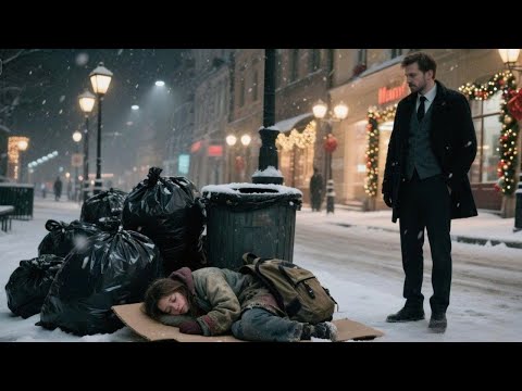 Видео: Девочка спала на мусорном баке в рождественскую ночь, отец-одиночка был шокирован правдой