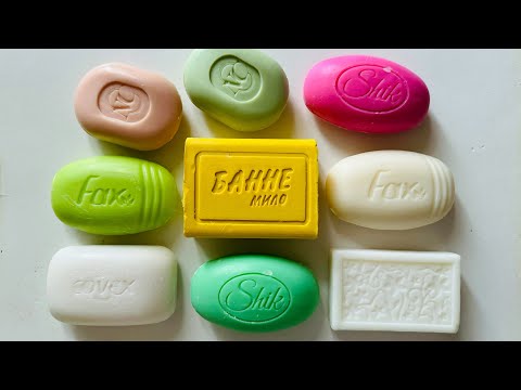 Видео: ASMR Soap catting/ Soap carving/ Резка мыла/ Asmr soap