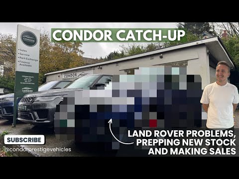 Видео: Еженедельный обзор CONDOR! Проблемы с Land Rover и Jaguar, подготовка новых автомобилей и работа!