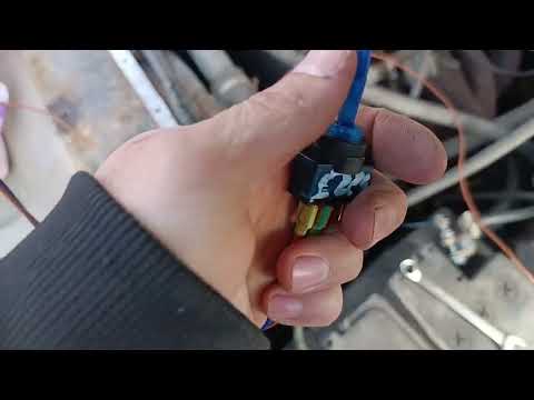 Видео: Подключение вентилятора охлаждения через кнопку ГАЗ 31105, змз 406.