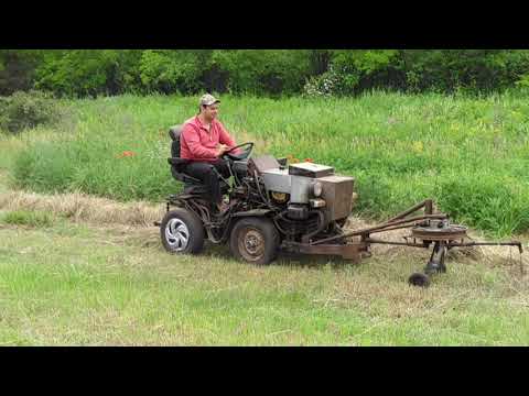 Видео: роторная гребка сена