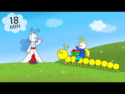Видео: Бублик и Ягодка тематический компиляция - Ириска и Лунный жук ▶ 8 полных серии | 37 минут