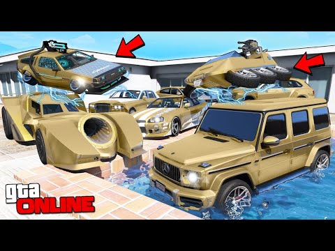 Видео: УГНАЛ КУЧУ ЗОЛОТЫХ ЧИТ ТАЧЕК И ОГРОМНЫЙ МОНСТР ТРАК У МАЖОРА ЗА 180 СЕКУНД! БИТВА ВОРОВ В ГТА 5!