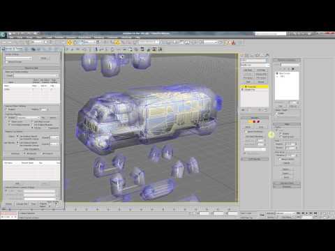 Видео: Урок 3. 3ds max tutorial (russian lang.). Baking normal map and ambient occlusion.