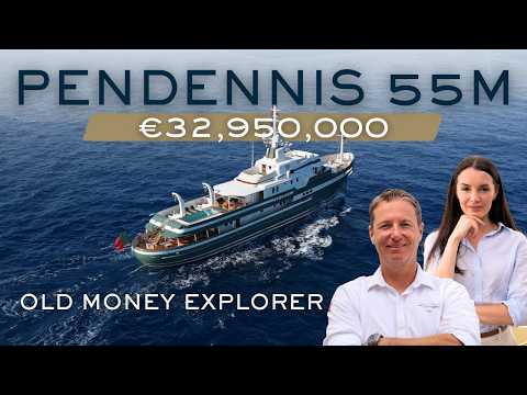 Видео: Посетите САМУЮ БЕЗУМНУЮ исследовательскую яхту на рынке | Pendennis 55m STEEL | Полное руководств...