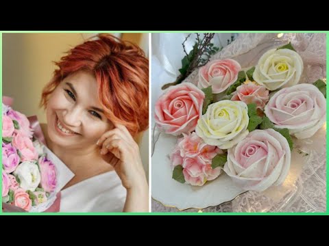 Видео: МК Натальи Шушаковой 🌹🌹🌹 САДОВЫЕ ЦВЕТЫ из Зефира + РЕЦЕПТ🌹🌹🌹Marshmallow flowers