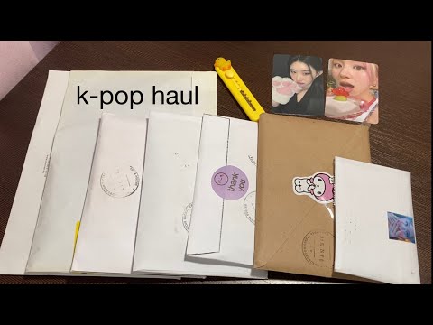Видео: распаковка кпоп фотокарт ~ kpop haul twice #10