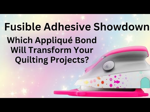 Видео: Разбор клея-расплава: какой вид склеивания аппликаций преобразит ваши проекты по квилтингу?