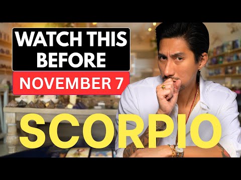 Видео: Скорпион 😱 «ЭТО СООБЩЕНИЕ НЕ ДЛЯ ВСЕХ... ЭТО ПРОИЗОЙДЁТ 7 НОЯБРЯ» 🌟 Знак зодиака Скорпион