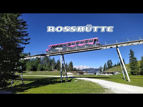 Видео: Rosshütte Seefeld am Tirol Kaltwassersee Austria #Росхютте #Rosshütte