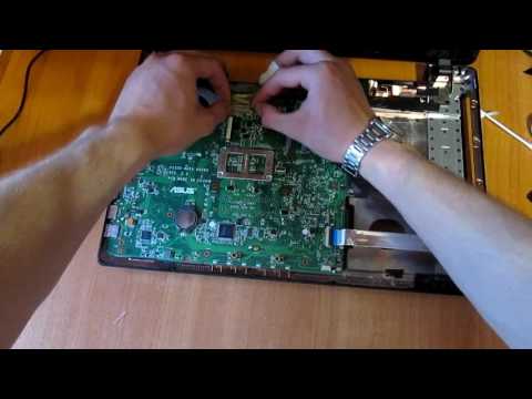 Видео: Сборка ноутбука ASUS K53E.