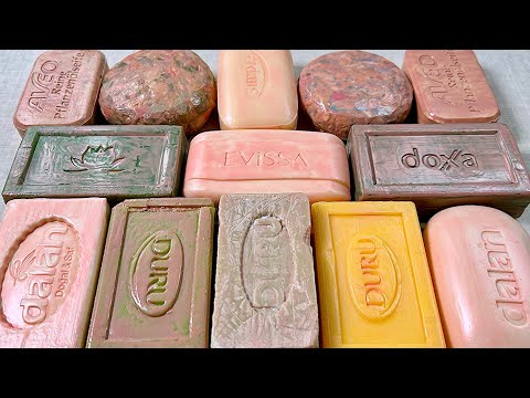 Видео: ASMR soap cutting  Painted soap Relaxing sounds АСМР мыло Резка мыла #relaxtime