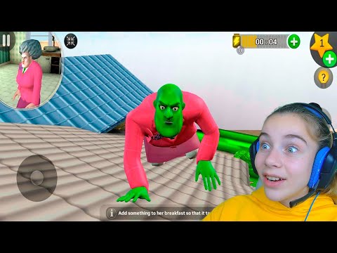 Видео: МИСС ТИ стала ЗОМБИ - Злая Учительница Scary Teacher 3D